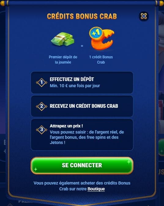 Wingaga Casino bonus Crab