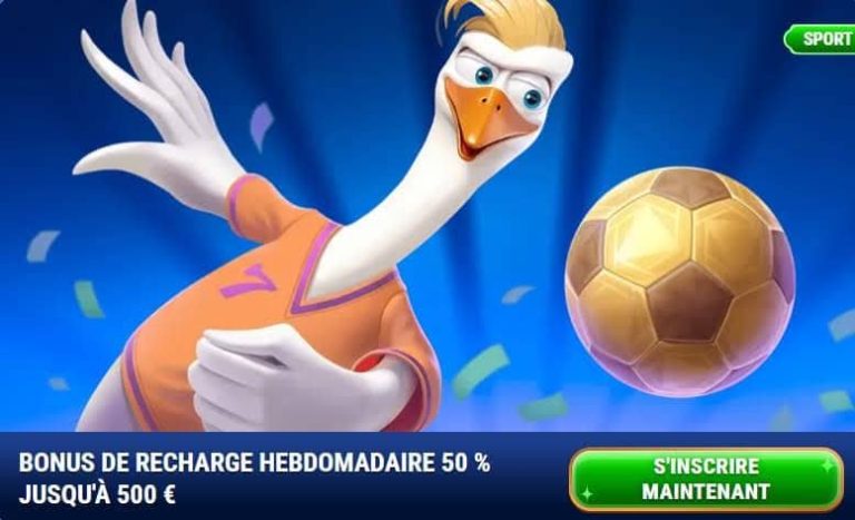 Wingaga Casino bonus recharge hebdomadaire